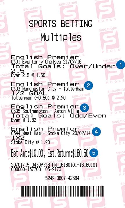 sgpool opening odds|Sports City .
